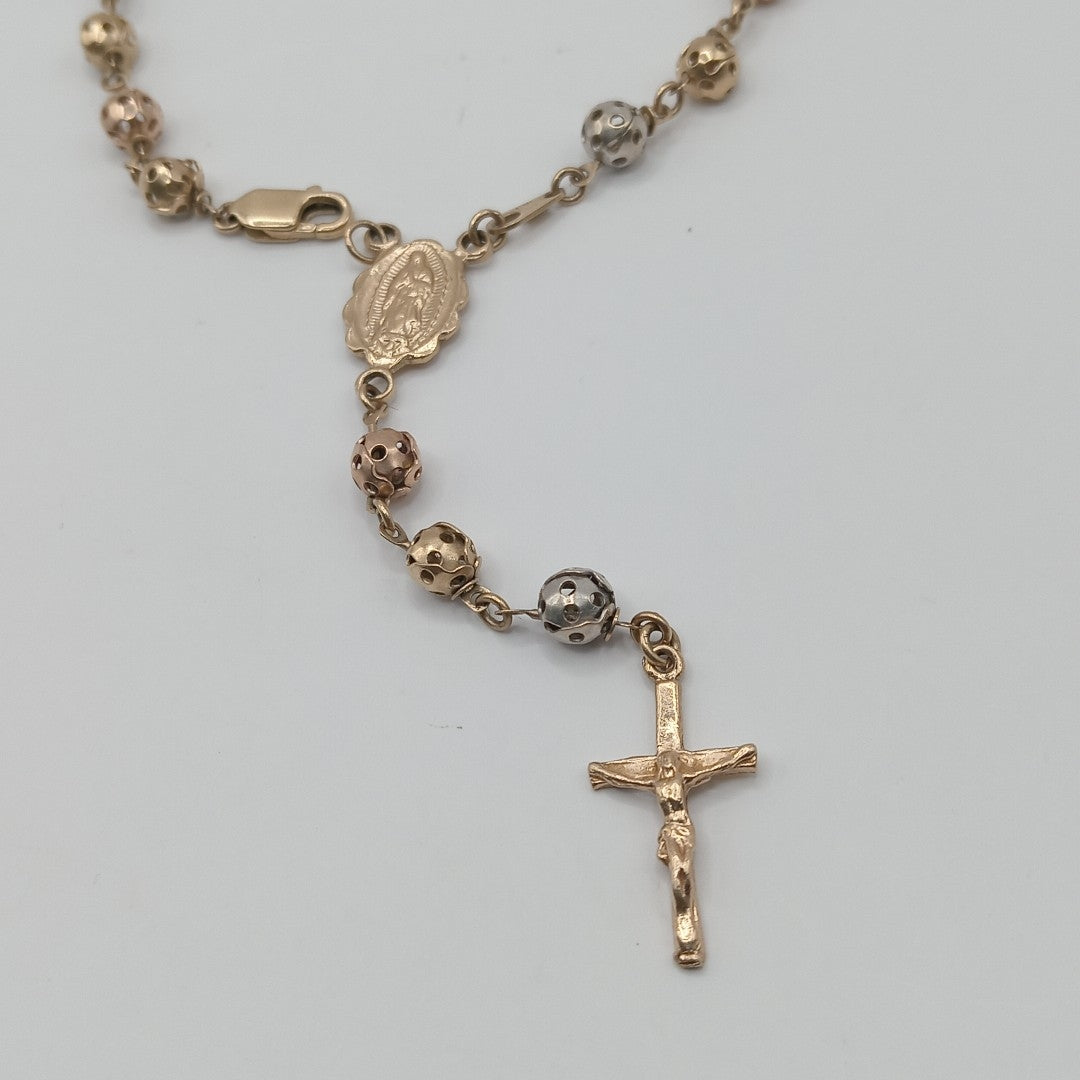 PULSERA ORO COMBINADO 14 K 6,70 GRMS (SEMINUEVO)