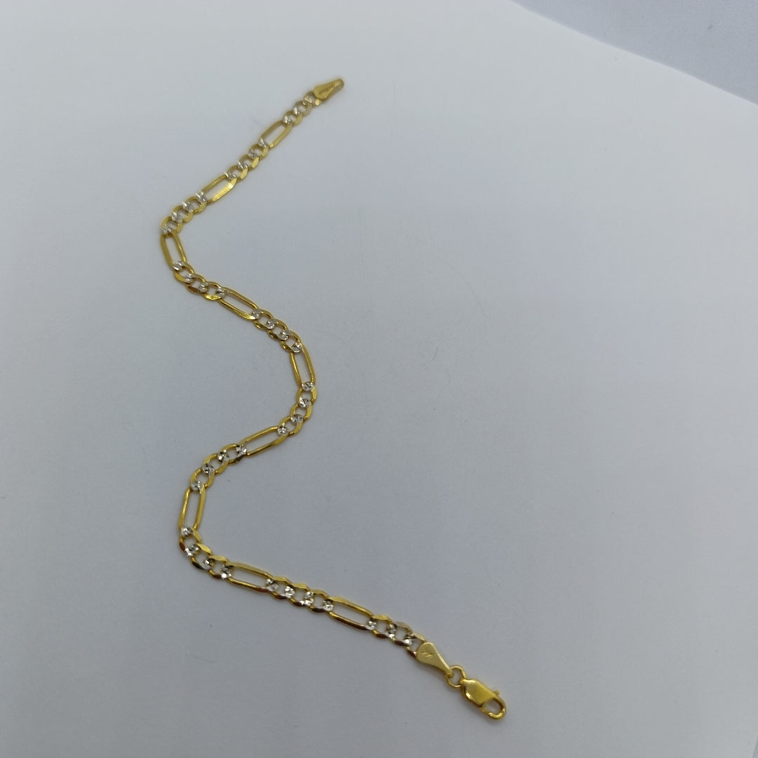 PULSERA 3X1 14K 21 CM 4.6 GR (NUEVO)