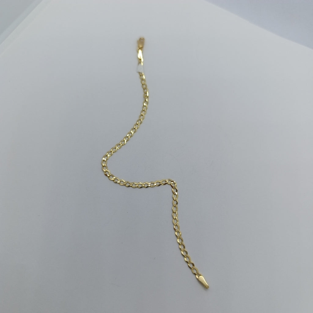 PULSERA BARBADA 14K 18 CM 1.9 GR (NUEVO)