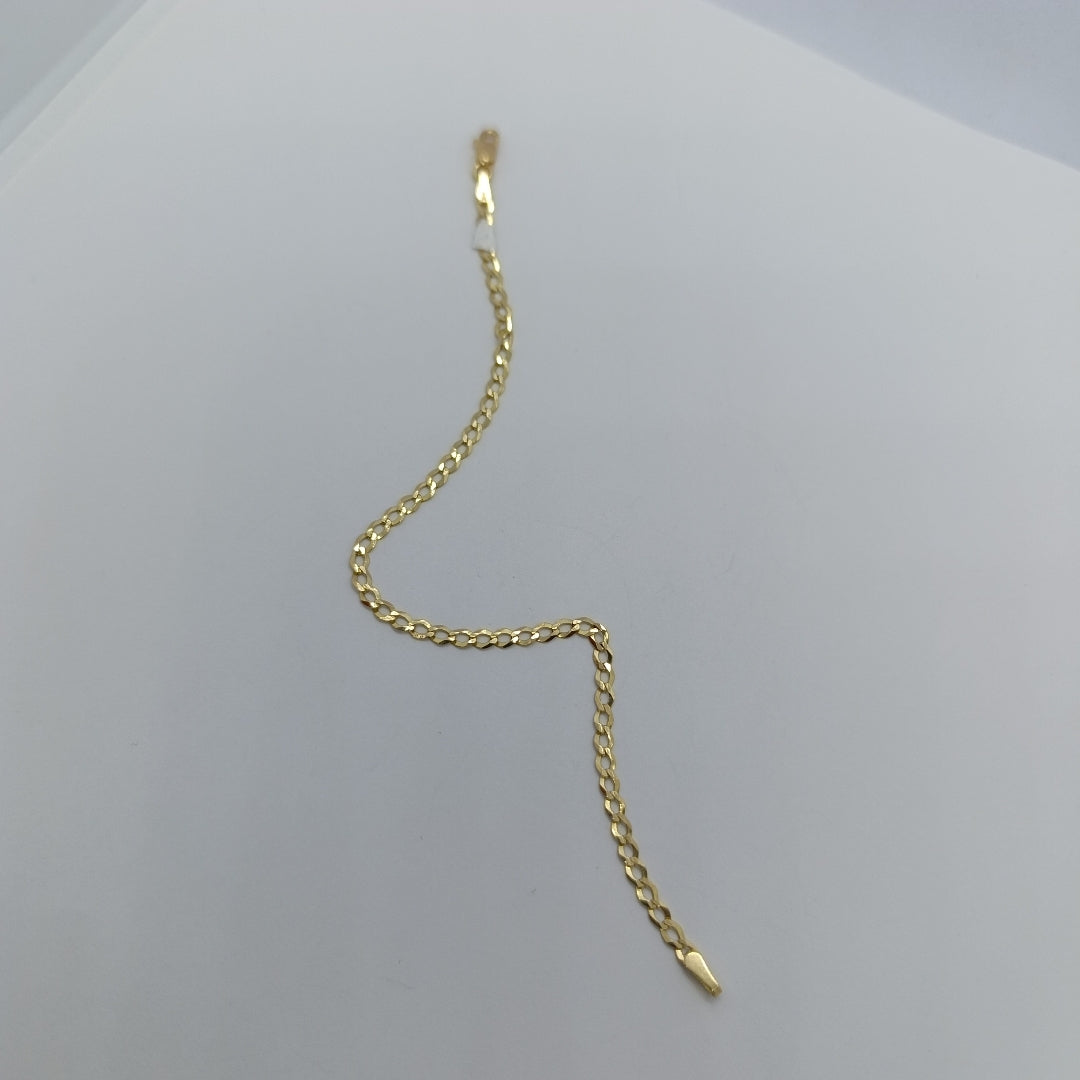 PULSERA BARBADA 14K 18 CM 1.9 GR (NUEVO)