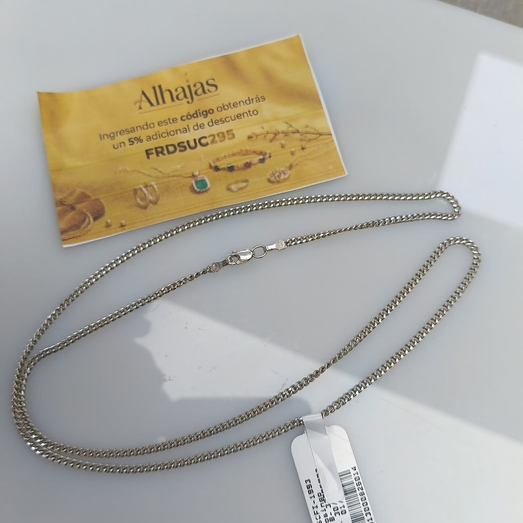 CADENA PLATA 8,00 GRMS (SEMINUEVO)