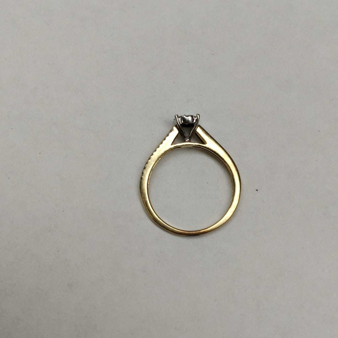 SOLITARIO ORO 14 K 2 GRMS (SEMINUEVO)