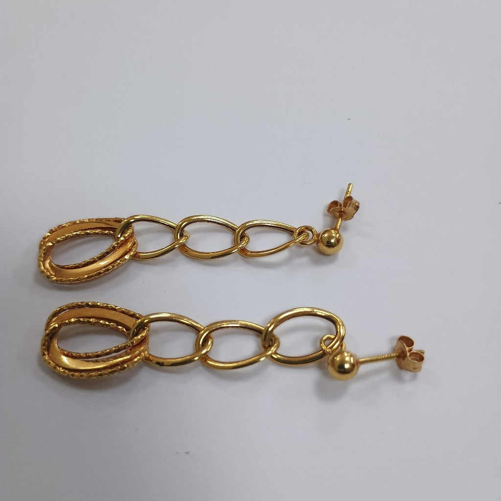 BROQUELES PAR ORO 14 K 1,70 GRMS (SEMINUEVO)