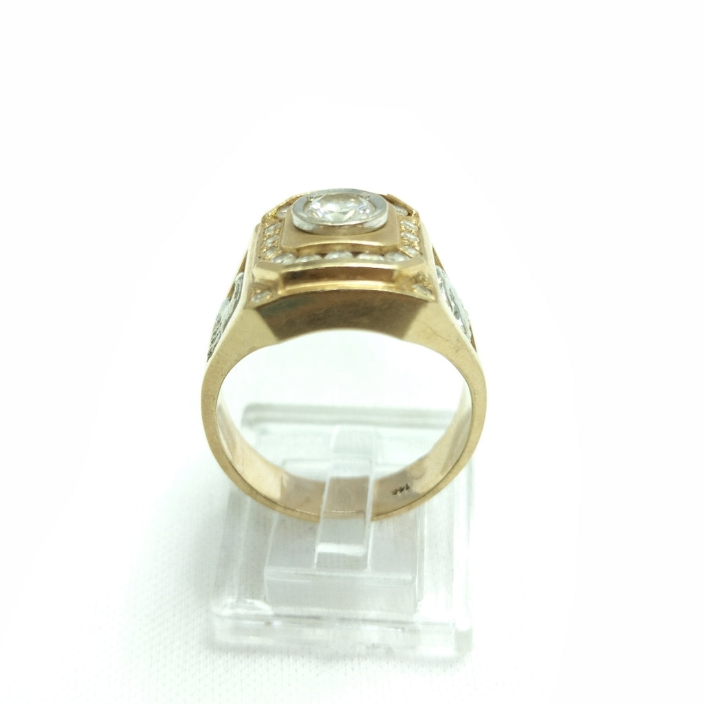 ANILLO ORO 14 K 12,10 GRMS (SEMINUEVO)