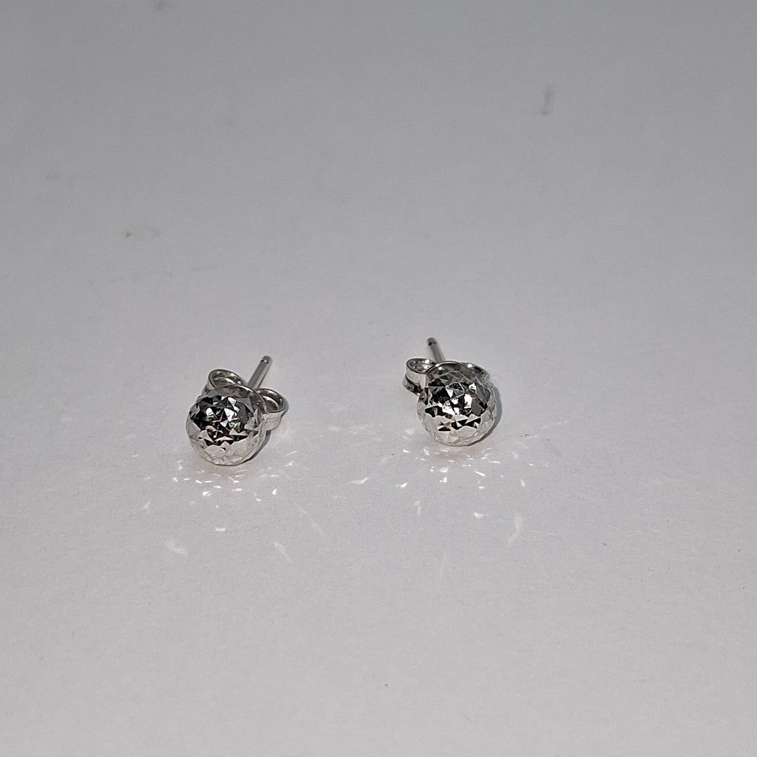 BROQUELES PAR ORO BLANCO 10 K 0,90 GRMS (SEMINUEVO)