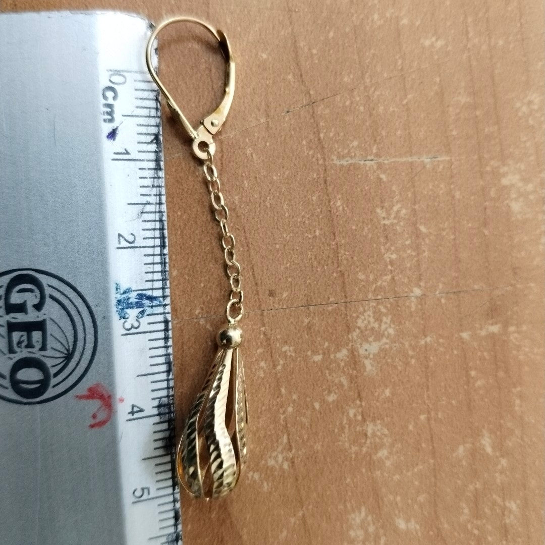 ARETES PAR ORO 14 K 2,50 GRMS (SEMINUEVO)