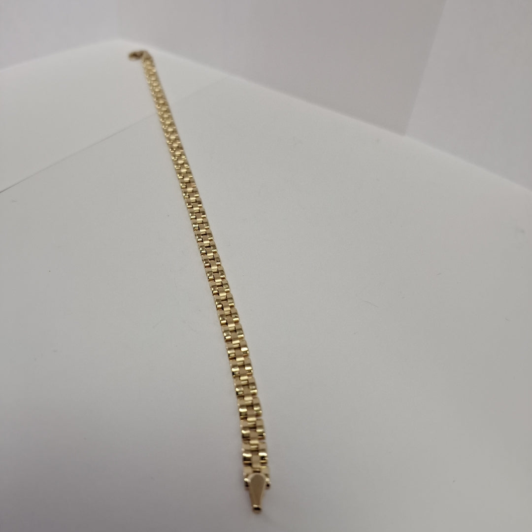 PULSERAS CABALLERO ORO 10K 8.9 (NUEVO)