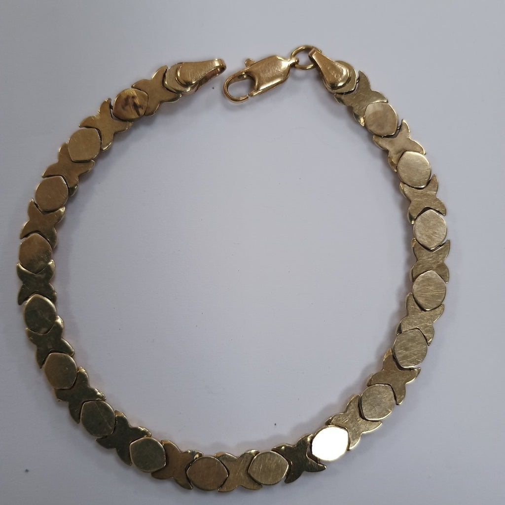 PULSERA ORO COMBINADO 10 K 6,50 GRMS (SEMINUEVO)