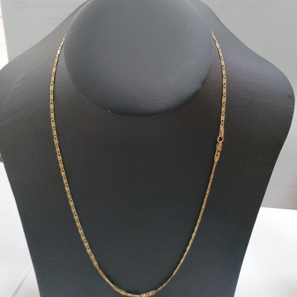 CADENA ORO COMBINADO 10 K 3,70 GRMS (SEMINUEVO)