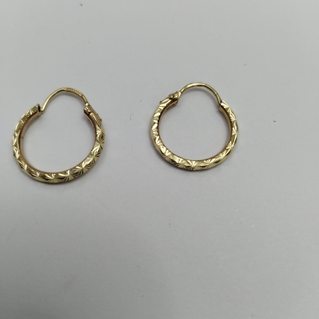ARRACADAS PAR ORO 10 K 1.2 GRMS (SEMINUEVO)