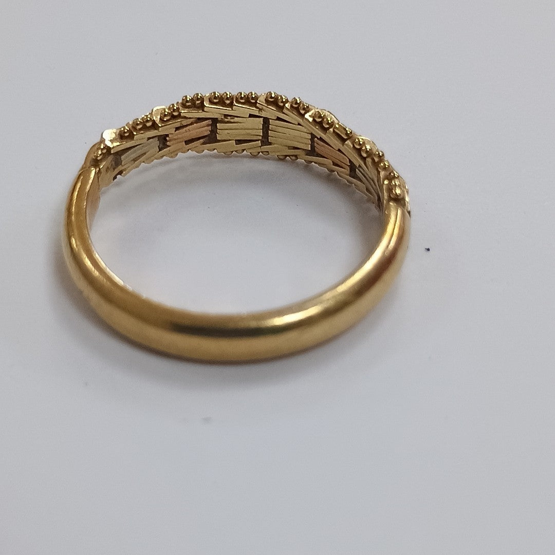 ARGOLLA ORO COMBINADO 10 K 3,00 GRMS (SEMINUEVO)
