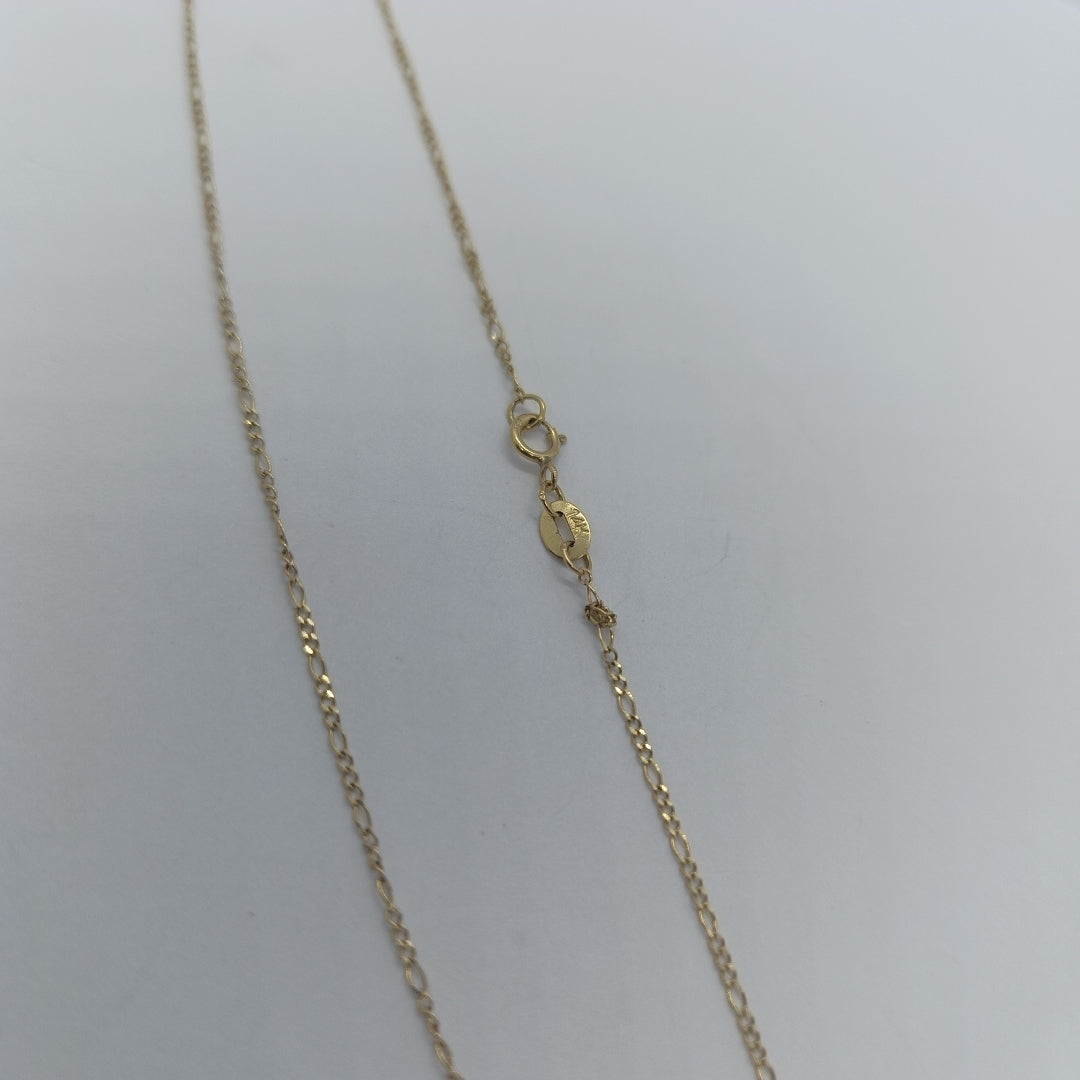 CADENA 3 X 1 1.7GR 60 CM 14K (NUEVO)