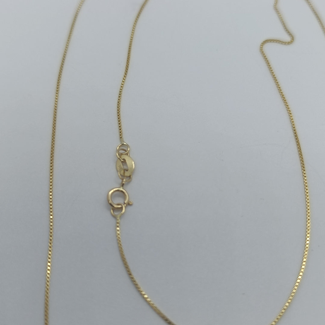 CADENA VENECIANO 14K 55 CM 1.7 GR (NUEVO)