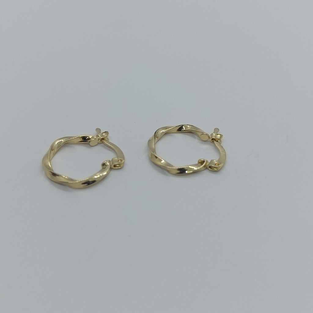 ARETES ARRACADAS TORZAL 14K 1.2 GR (NUEVO)