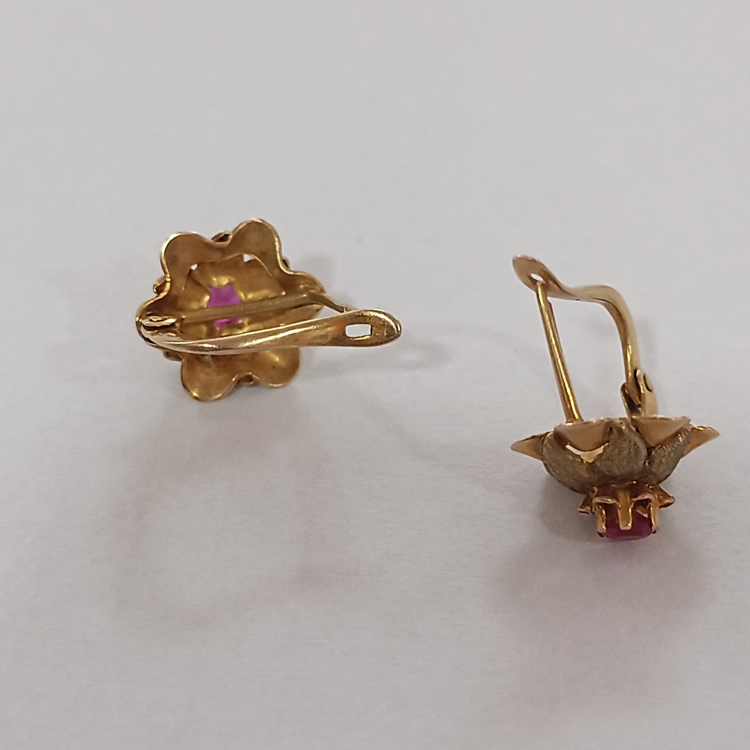 ARETES PAR ORO 10 K 2,00 GRMS (SEMINUEVO)