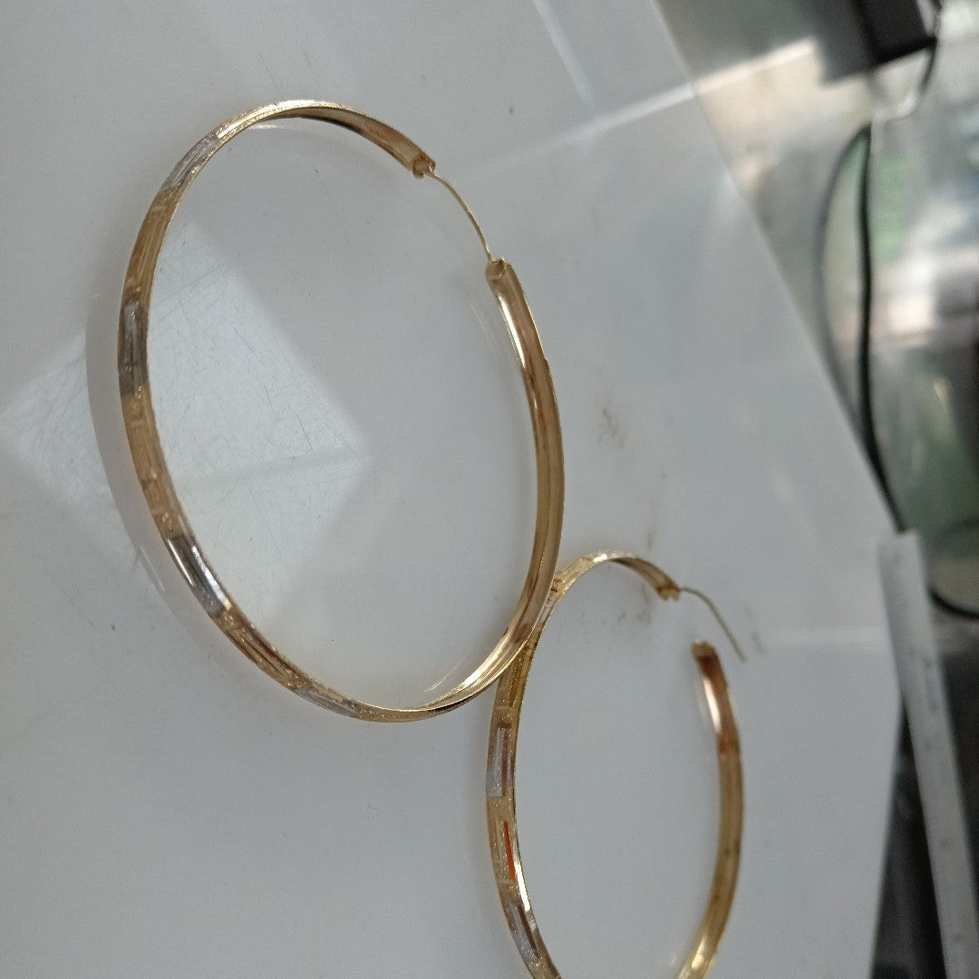ARRACADAS PAR ORO 10 K 9,80 GRMS (SEMINUEVO)