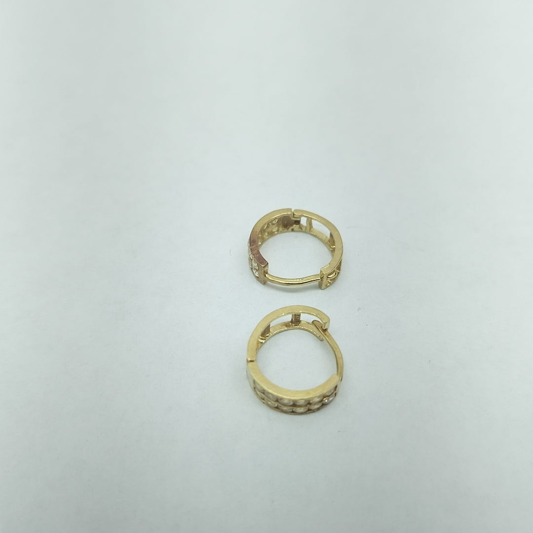 ARRACADAS PAR ORO 10 K 1.2 GRMS (SEMINUEVO)