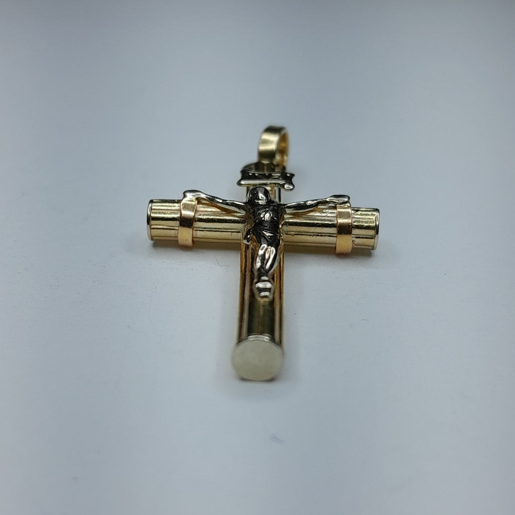 CRUCIFIJO ORO 14 K 3.7 GRMS (SEMINUEVO)