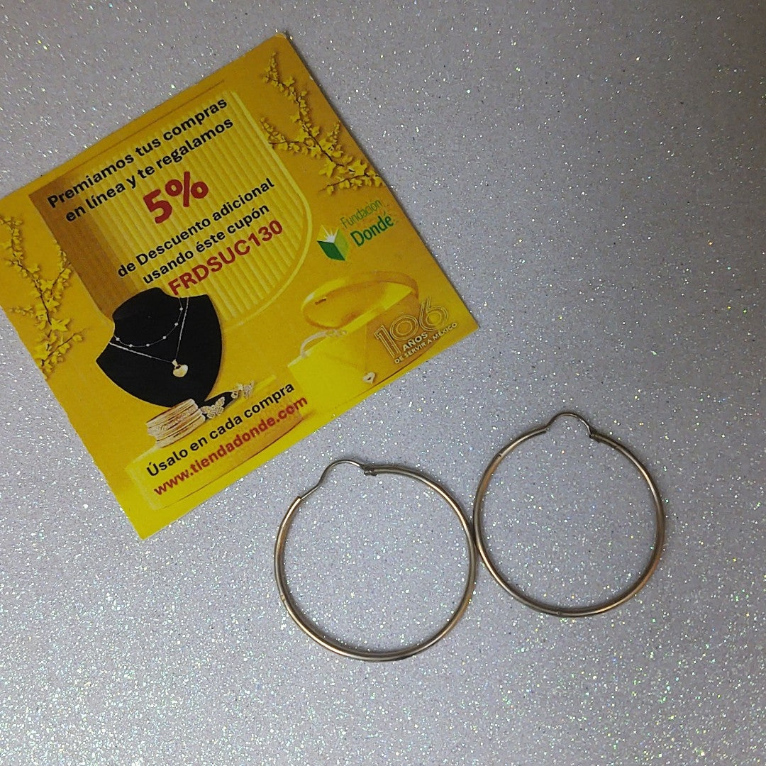 ARRACADAS PAR ORO 10 K 2.2 GRMS (SEMINUEVO)