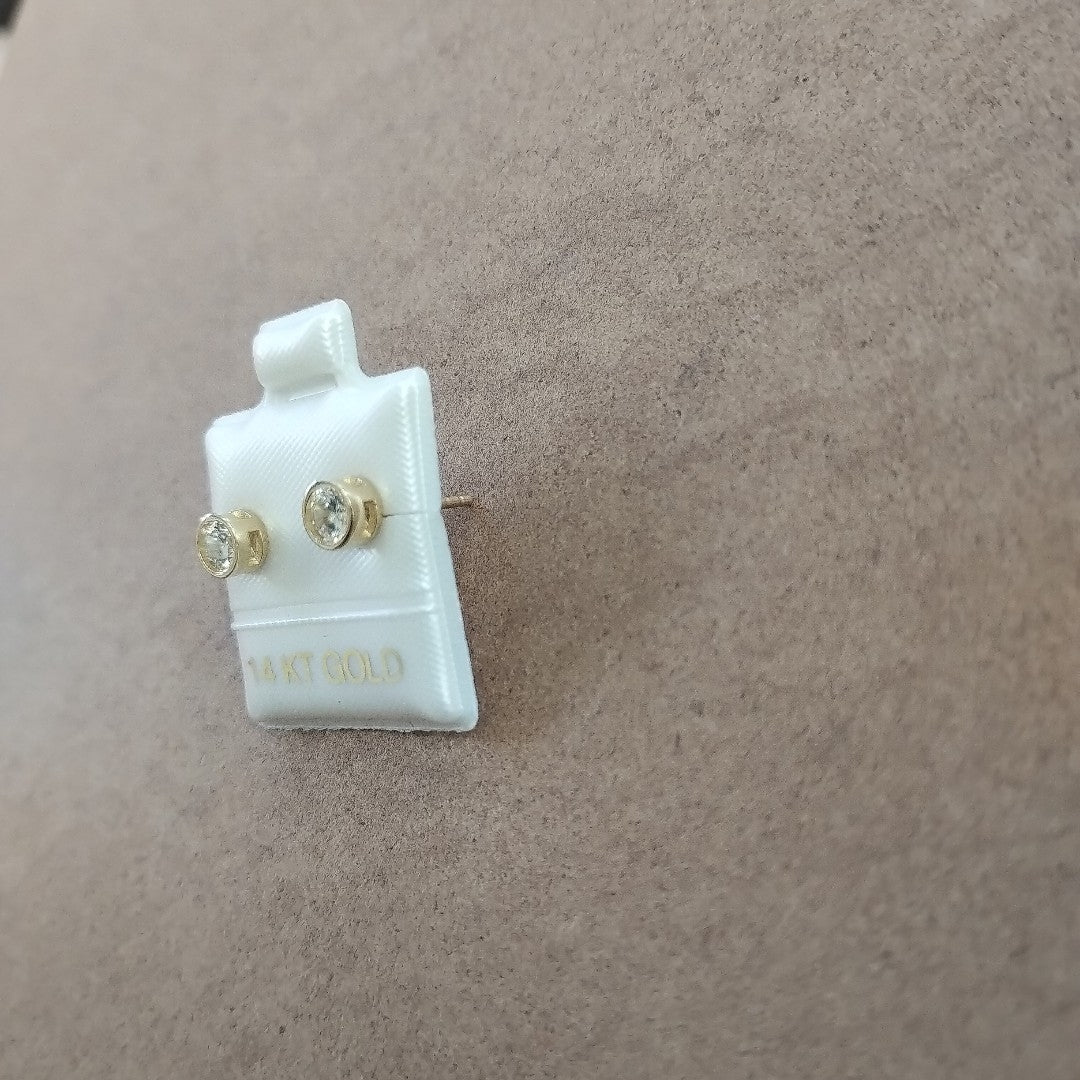 BROQUELES ORO 14K 1.2 (NUEVO)