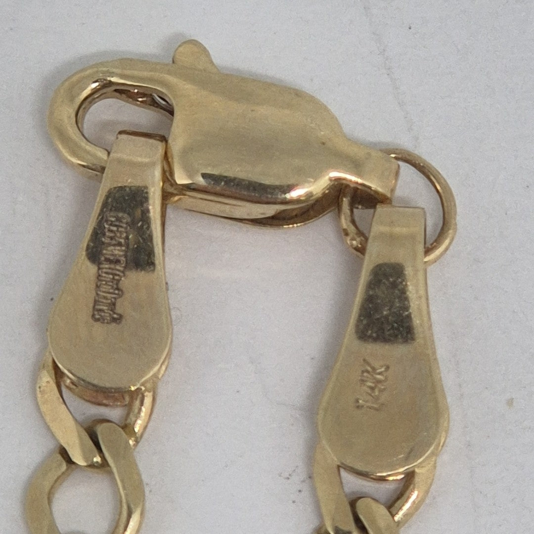 CADENA TEJIDO 3X1 14K 55 CM 8.2 GR (NUEVO)