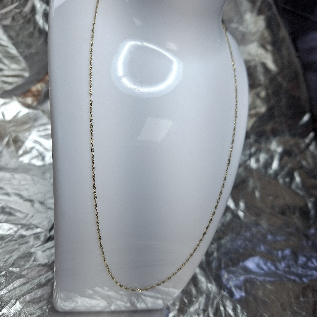 CADENA ORO 10 K 0,90 GRMS (SEMINUEVO)