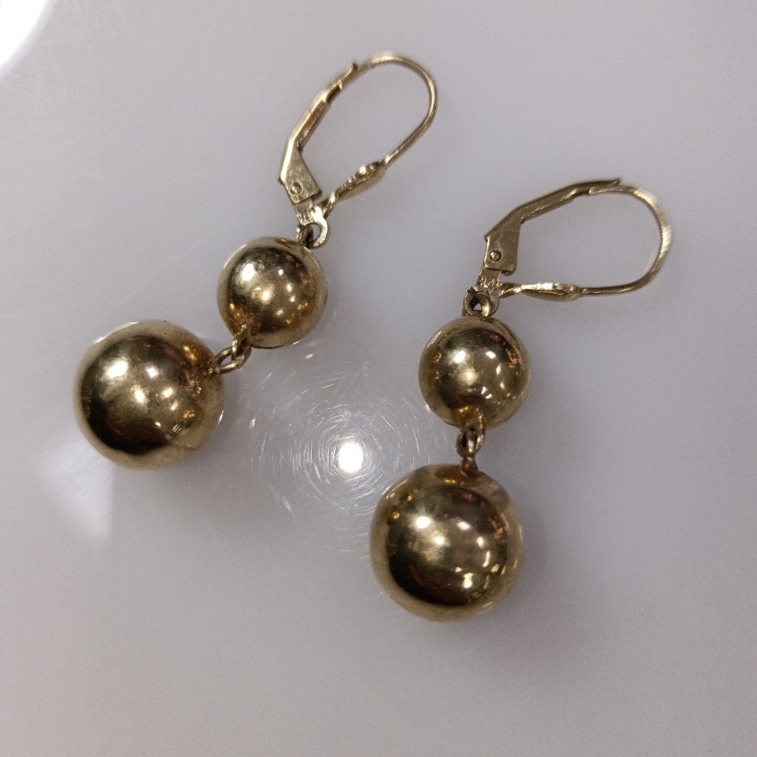 ARETES PAR ORO 10 K 4,90 GRMS (SEMINUEVO)