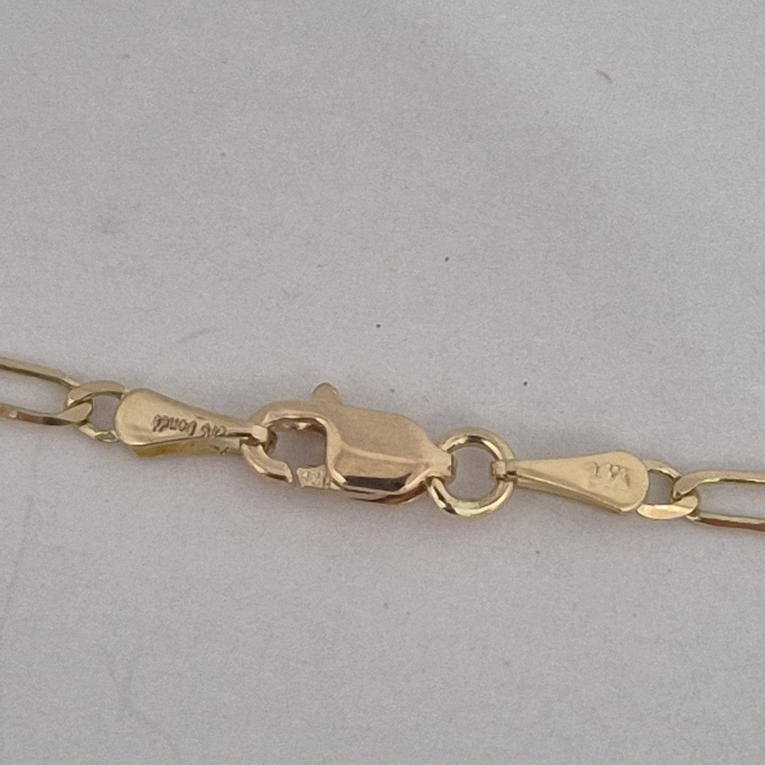 CADENA 3X1 14K 50 CM 4.6 GR (NUEVO)