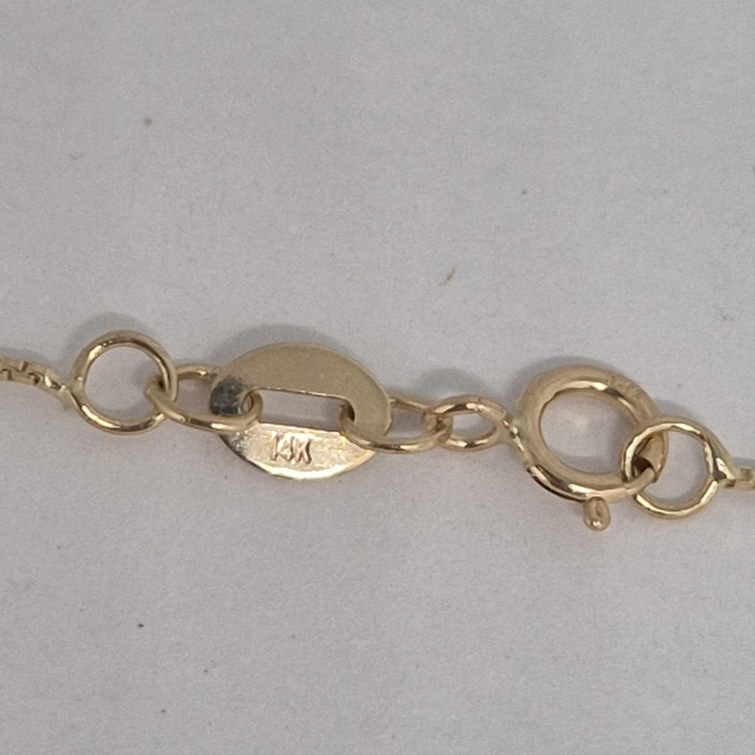 CADENA VENECIANO 14K 50 CM 1.5 GR (NUEVO)