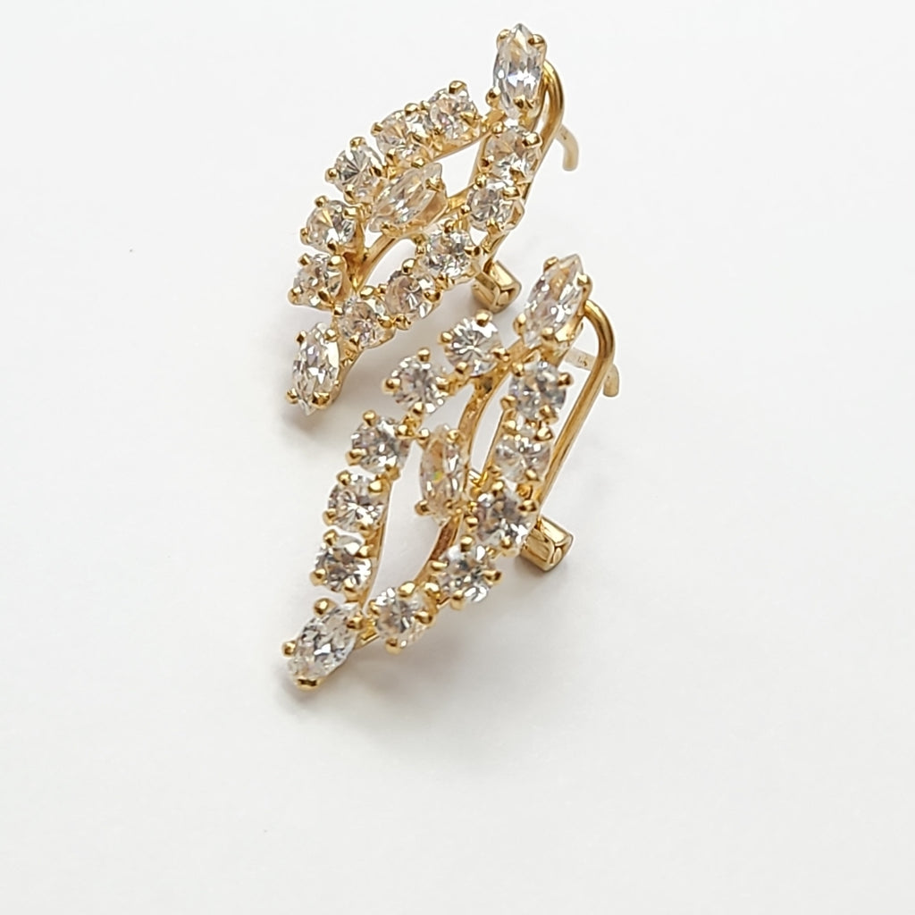 ARETES PAR ORO 14 K 4,20 GRMS (SEMINUEVO)