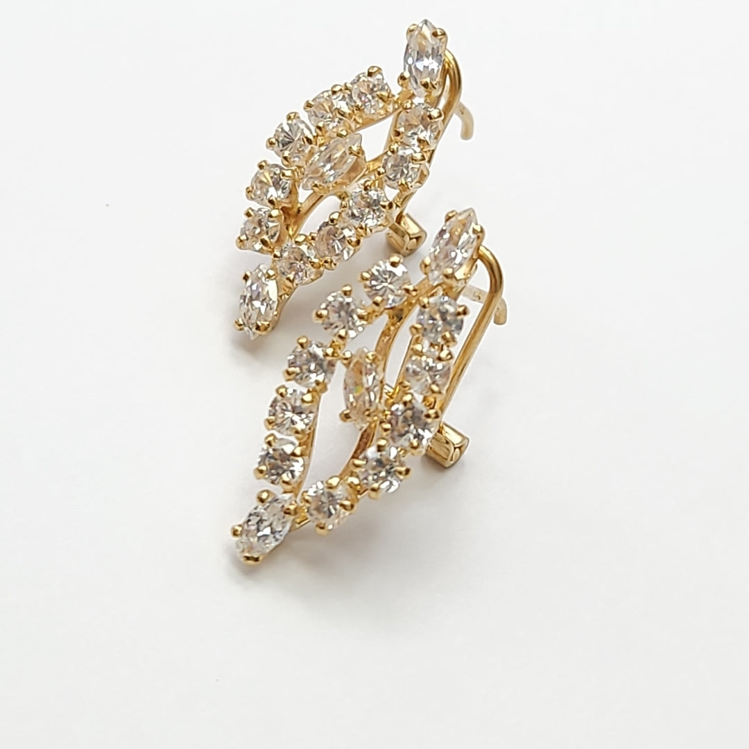 ARETES PAR ORO 14 K 4,20 GRMS (SEMINUEVO)