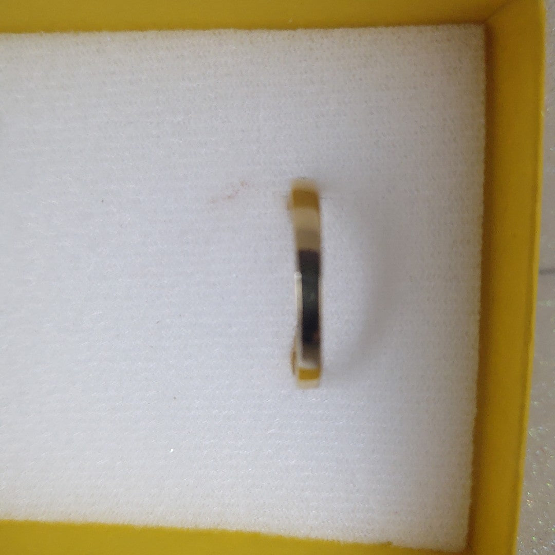 ANILLO ANILLITO C CIRCONIAS 14K 9 TALLA 2.4 GR (NUEVO)