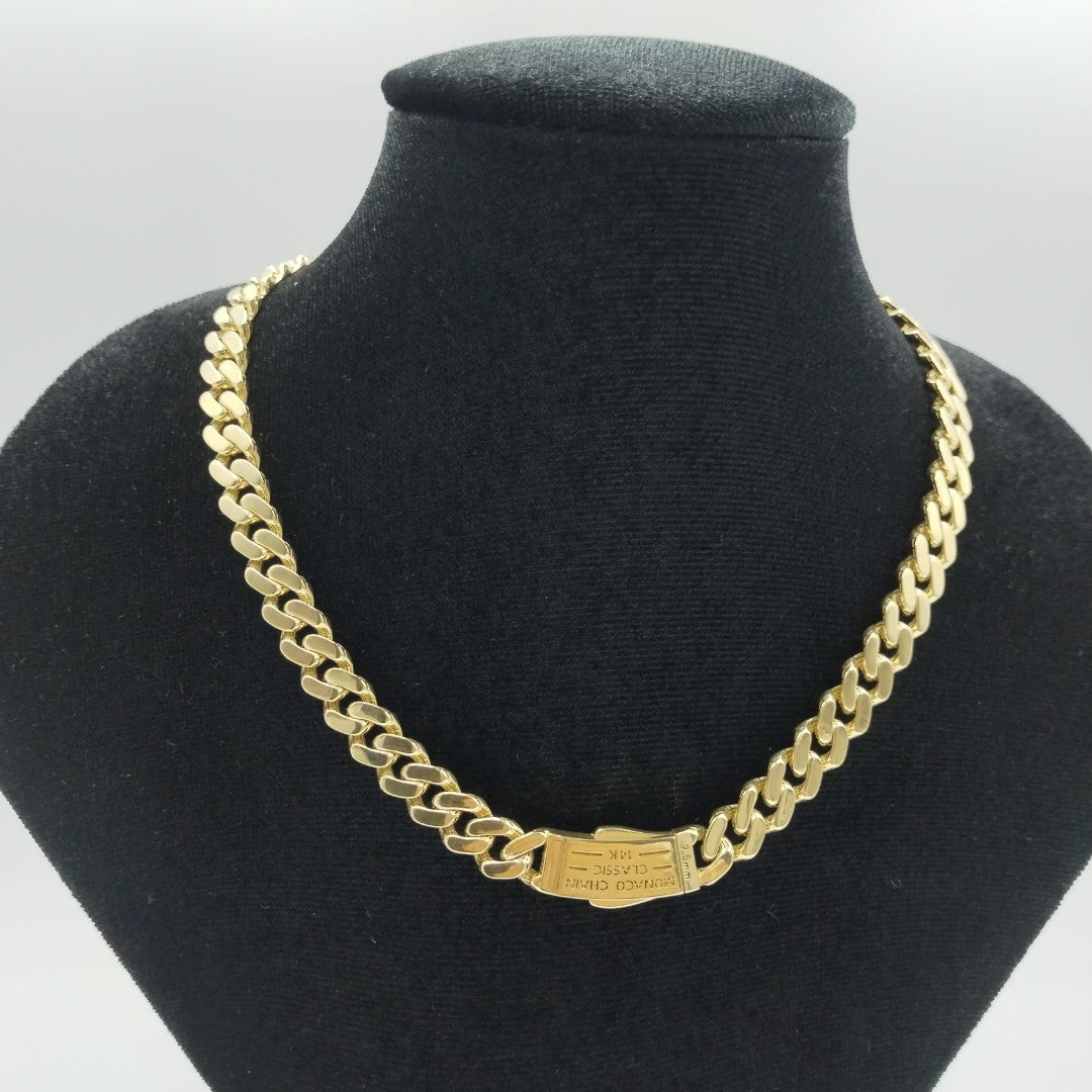CADENA MONACO ORO 14K 30.5 (NUEVO)