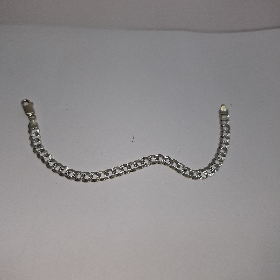 PULSERA ORO BLANCO 14 K 7.8 GRMS (SEMINUEVO)