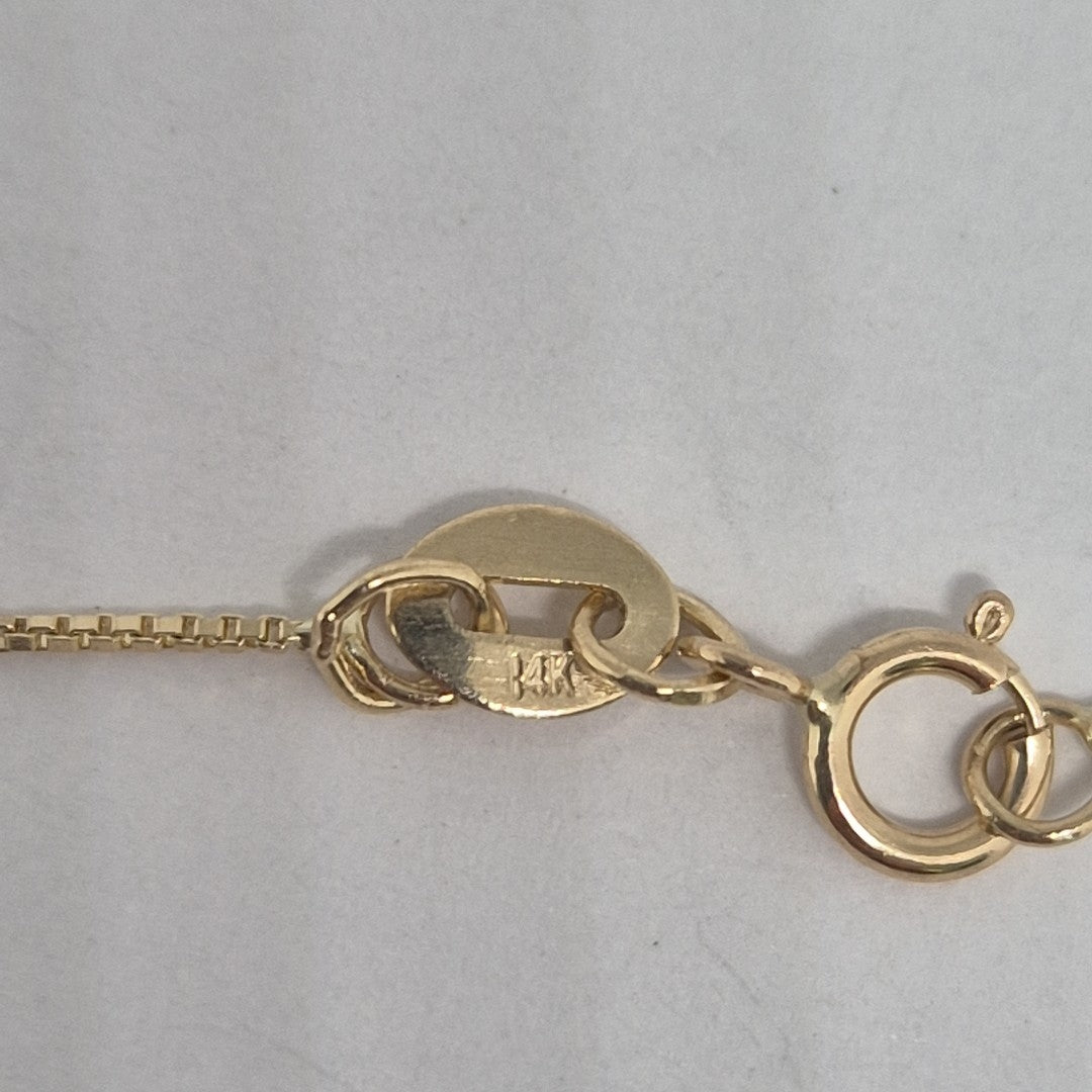 CADENA VENECIANO 14K 50 CM 1.6 GR (NUEVO)