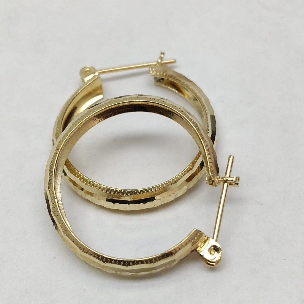 ARRACADAS PAR ORO 14 K 3.2 GRMS (SEMINUEVO)