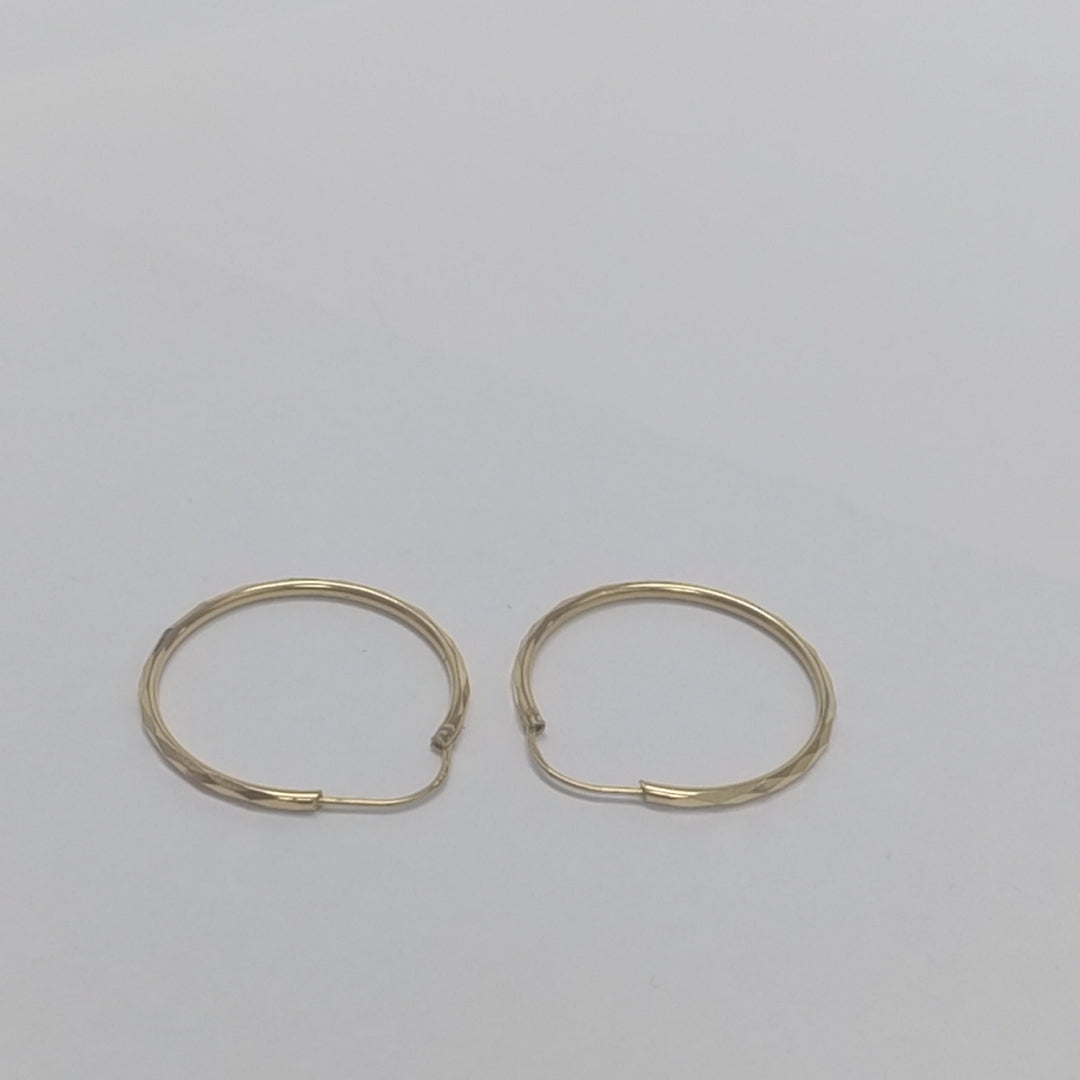 ARRACADAS PAR ORO 14 K 1.8 GRMS (SEMINUEVO)