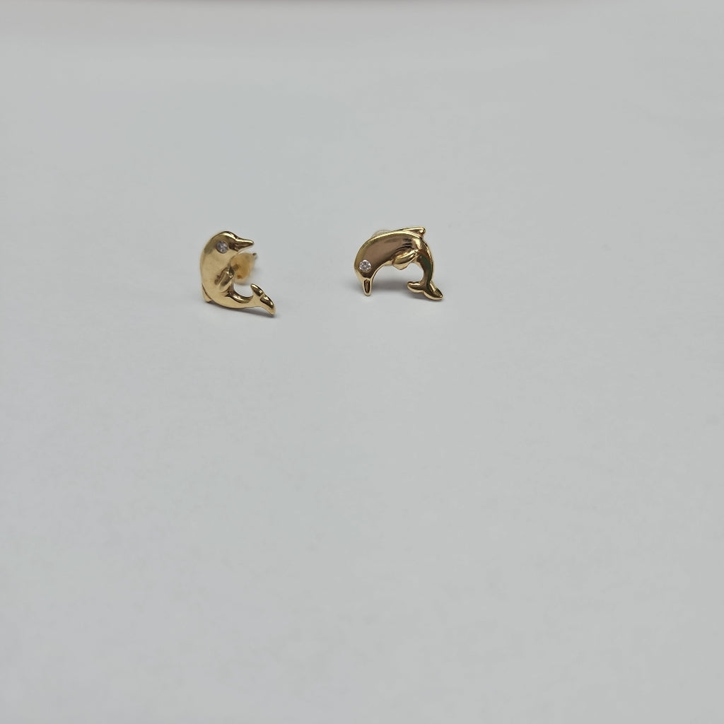 BROQUELES PAR ORO 14 K 1,30 GRMS (SEMINUEVO)