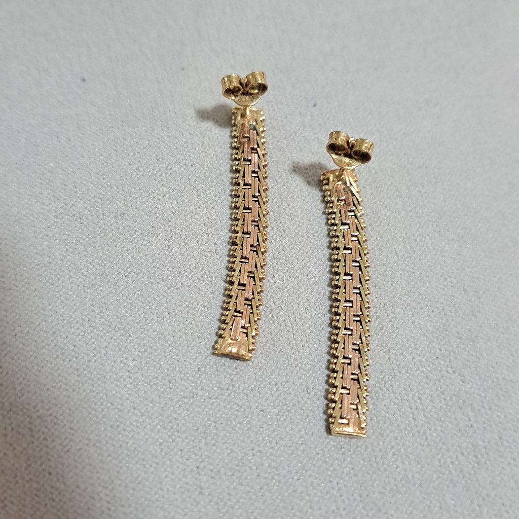 BROQUELES PAR ORO 14 K 4,40 GRMS (SEMINUEVO)