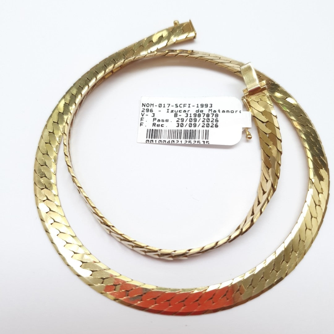 GARGANTILLA ORO 14 K 24.8 GRMS (SEMINUEVO)