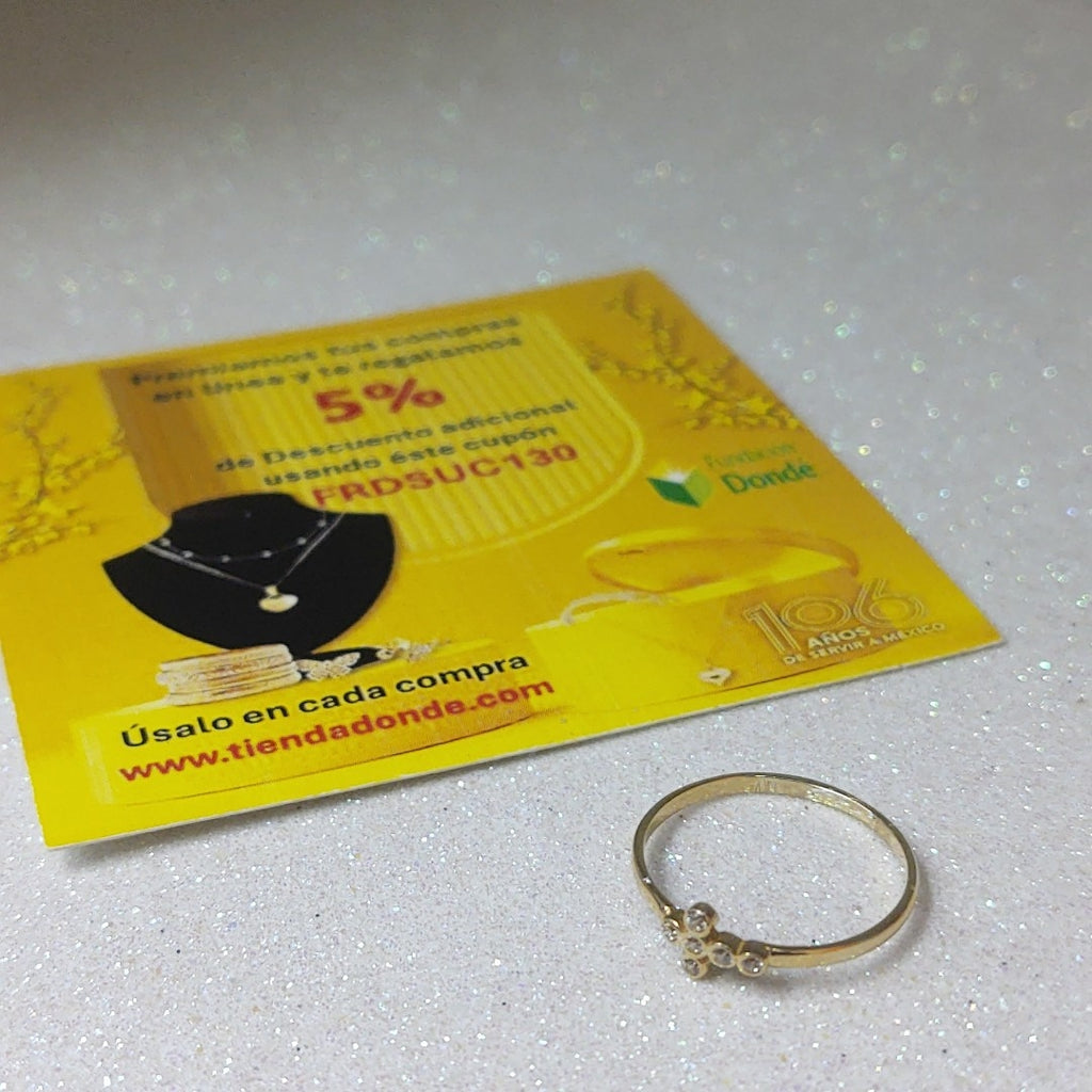 ANILLOS DAMA ORO 10K 0.8 (NUEVO)