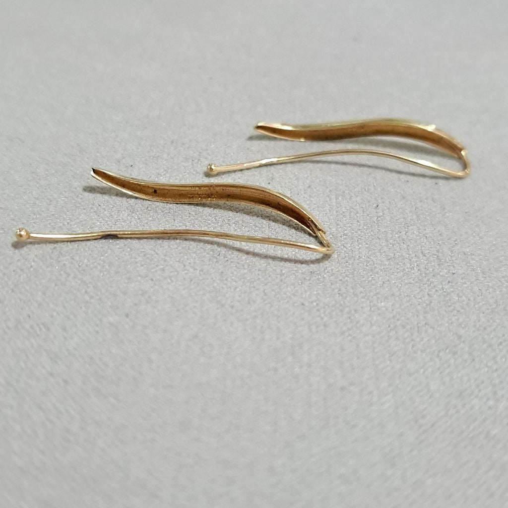 ARETES PAR ORO 14 K 1,10 GRMS (SEMINUEVO)