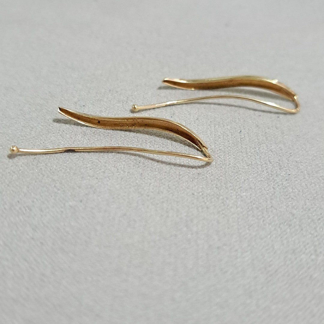 ARETES PAR ORO 14 K 1,10 GRMS (SEMINUEVO)