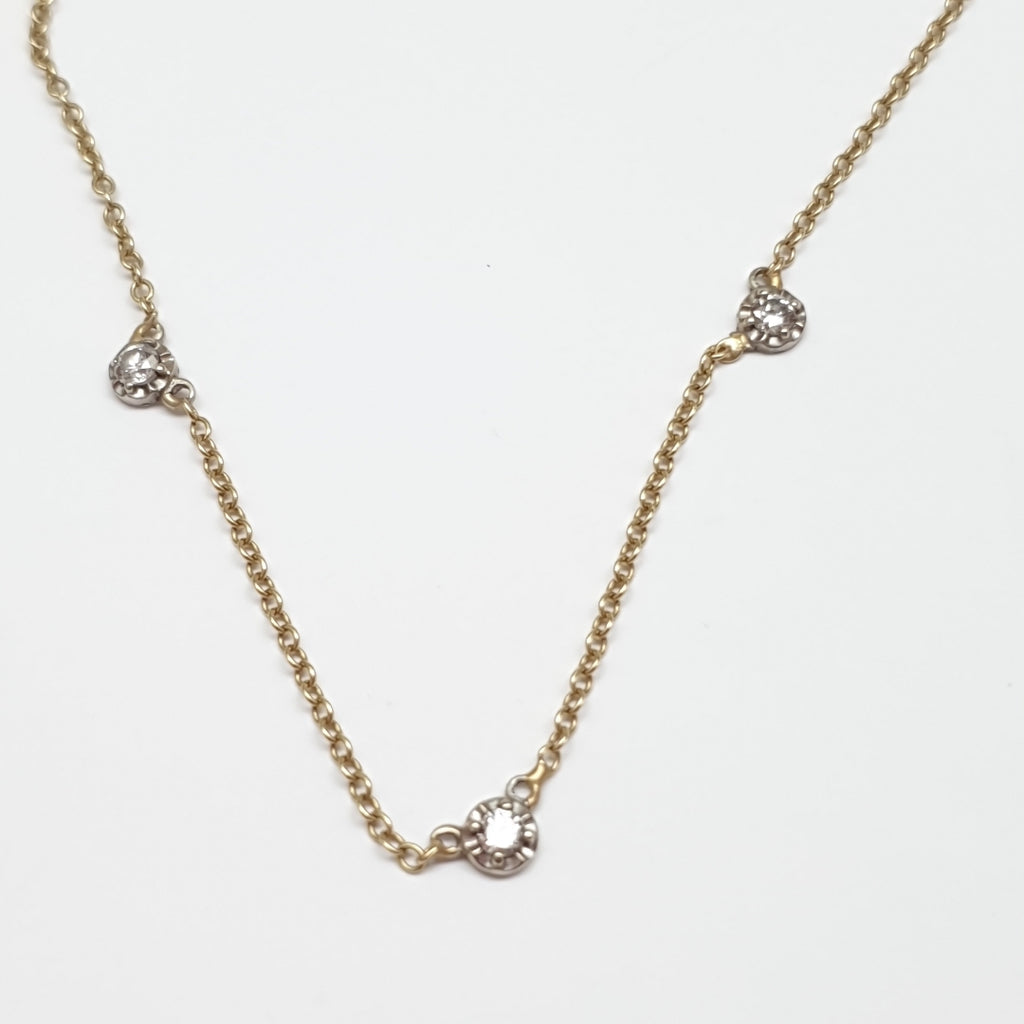 GARGANTILLA ORO 14 K 2.6 GRMS (SEMINUEVO)