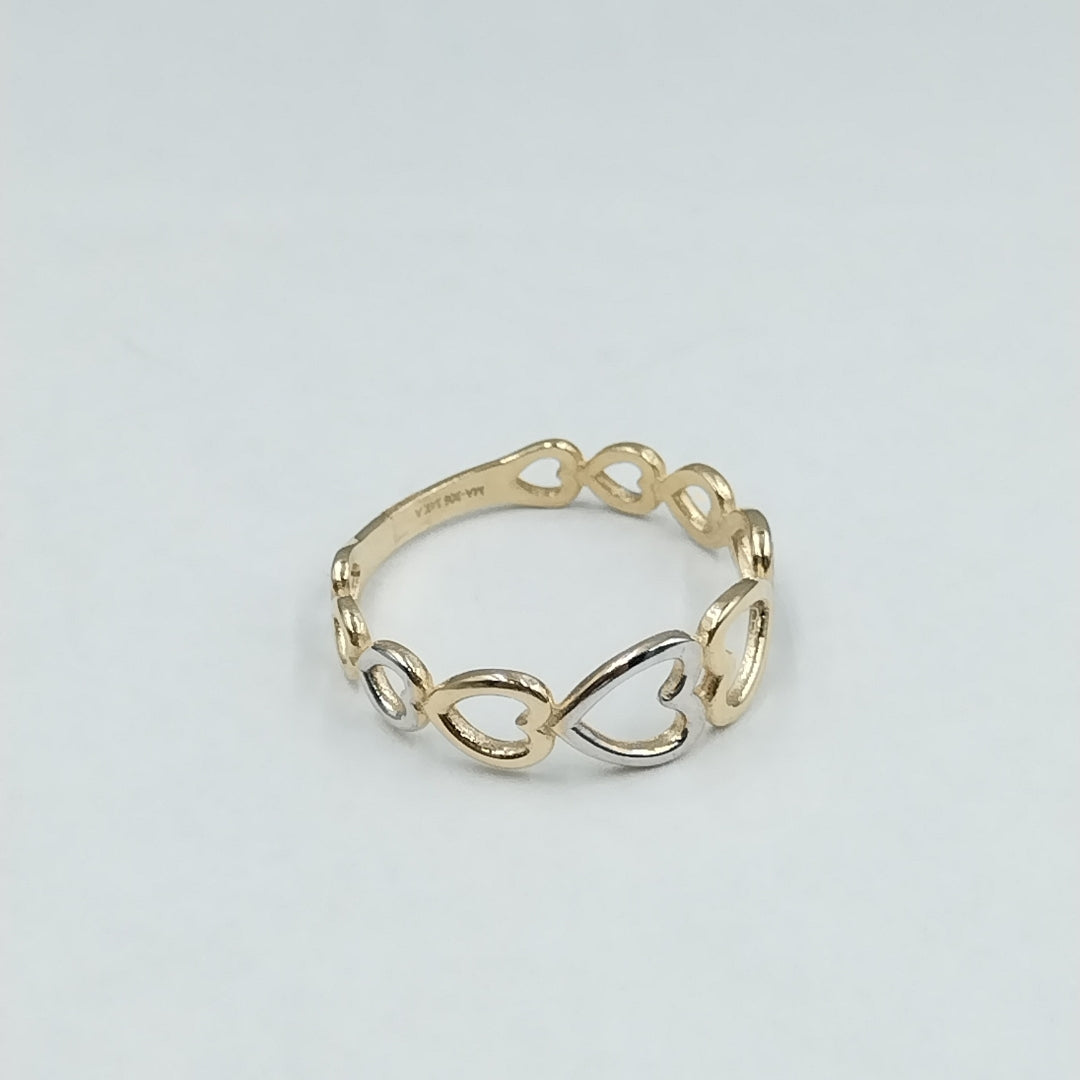 ANILLOS DAMA ORO 14K 2 (NUEVO)