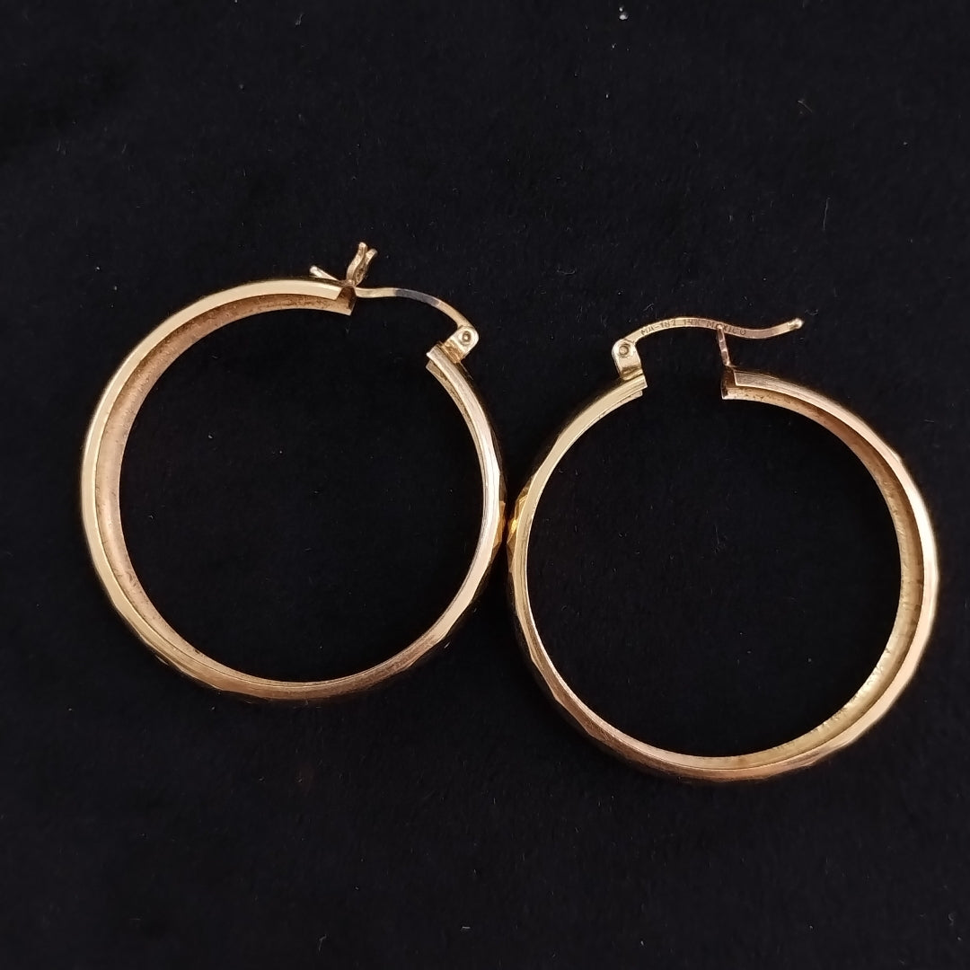ARRACADAS PAR ORO 14 K 4.1 GRMS (SEMINUEVO)