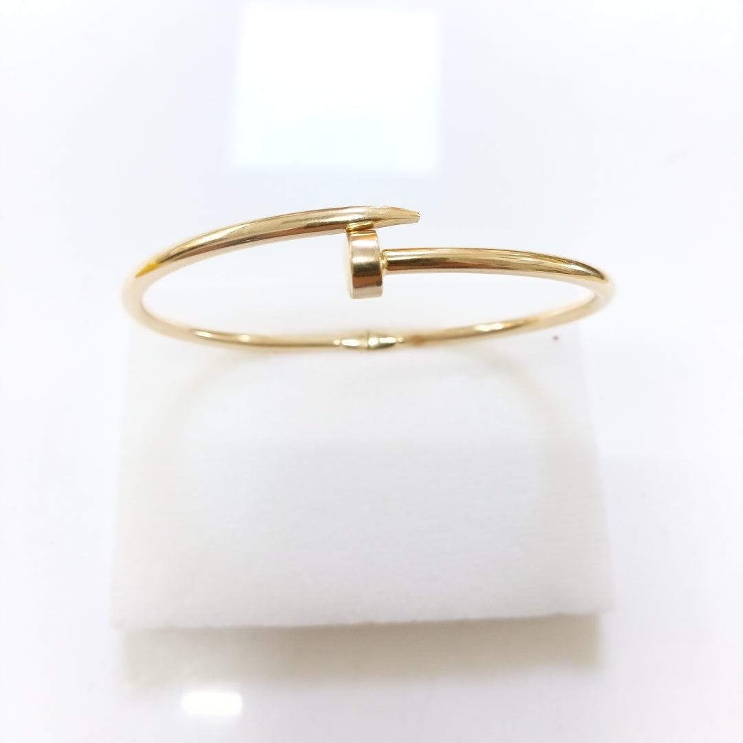 PULSERA RIGIDA ORO 14 K 7,90 GRMS (SEMINUEVO)