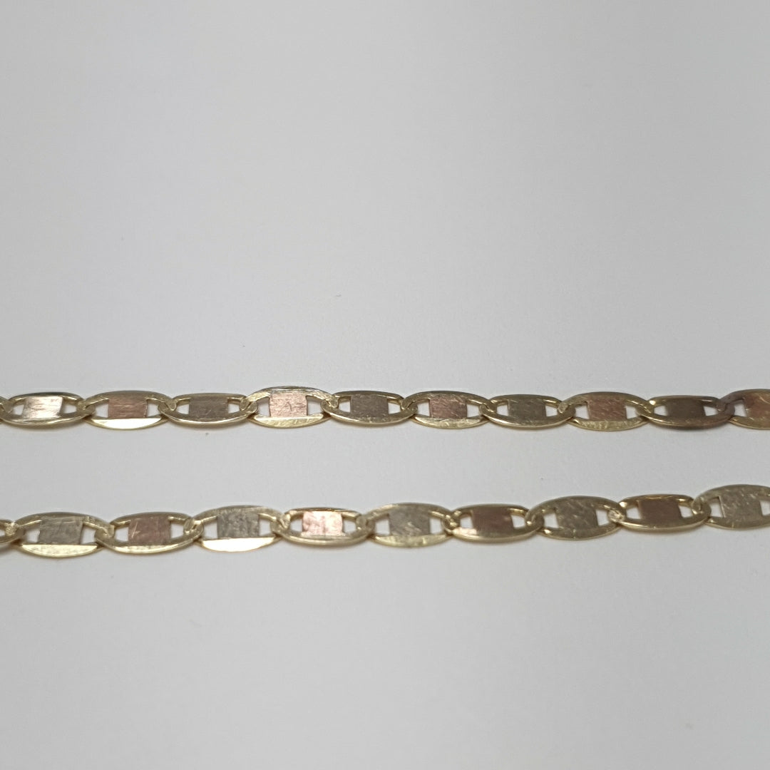 PULSERA ORO COMBINADO 10 K 2,10 GRMS (SEMINUEVO)