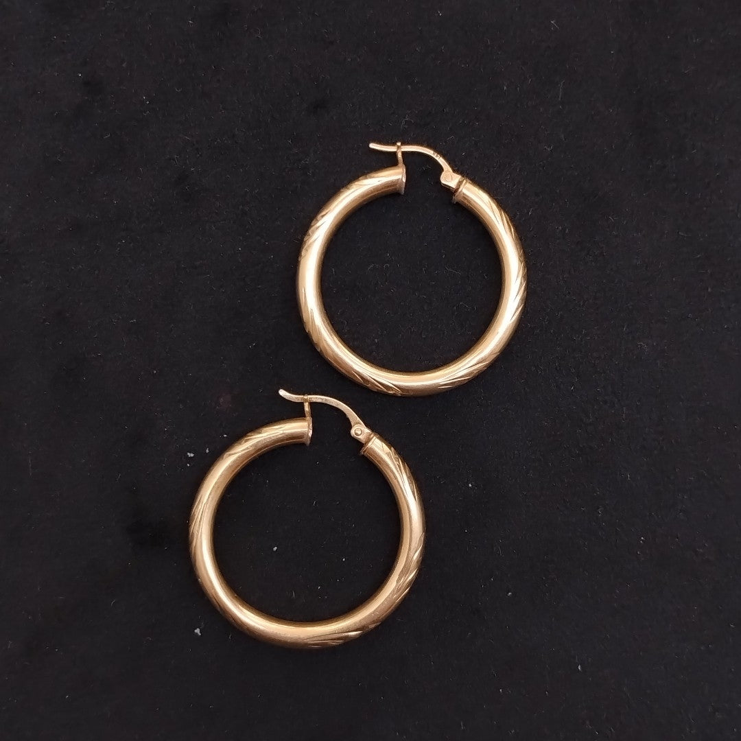 ARRACADAS PAR ORO 14 K 4.2 GRMS (SEMINUEVO)