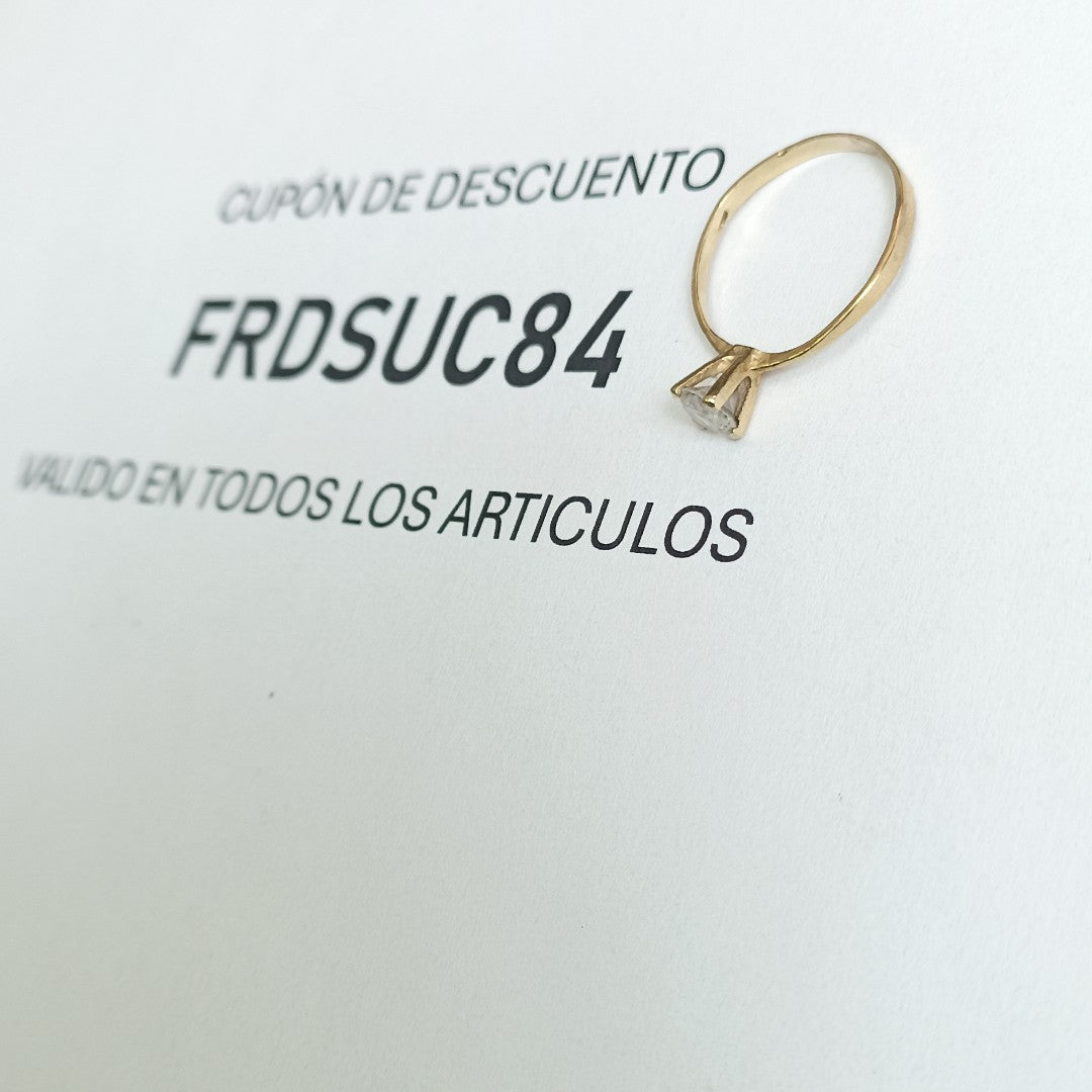 SOLITARIO ORO 8 K 1,20 GRMS (SEMINUEVO)